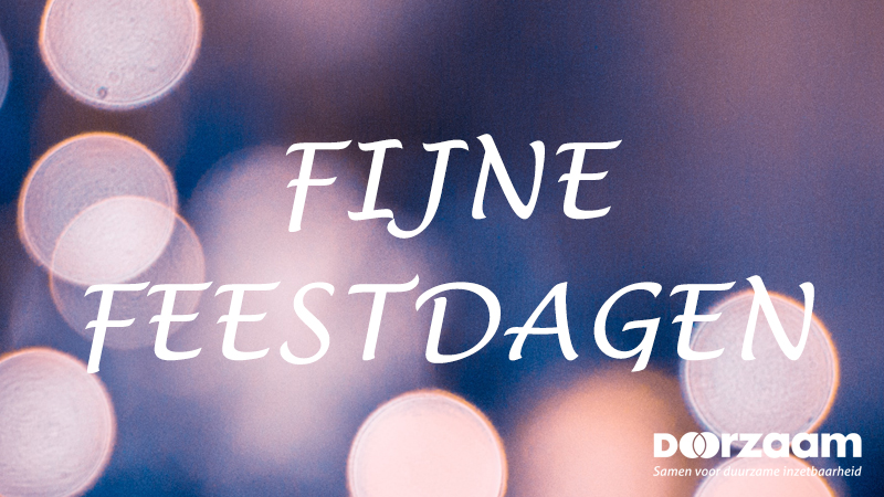 Fijne feestdagen