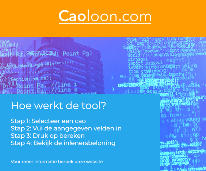 CAOloon - Overzichtelijk de inlenersbeloning uit cao data