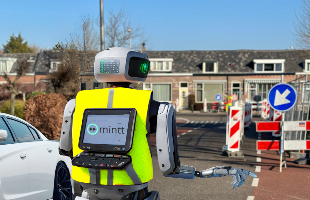 Mintt robot regelt verkeer